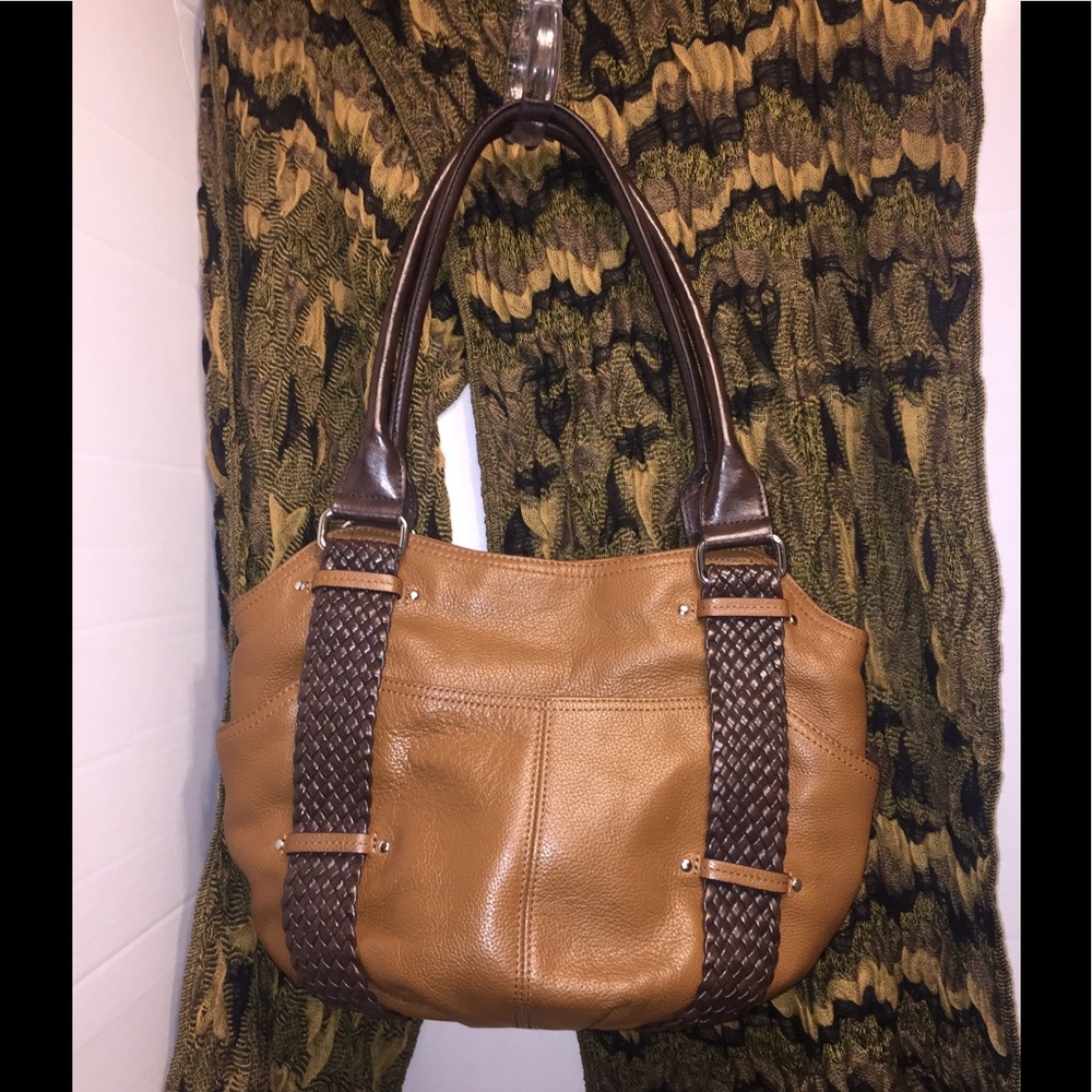 Tignanello’s Brown Leather Hobo